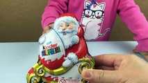 Kinder Chocolate Surprise Eggs Christmas Edition Santa Claus Huevos Sorpresa