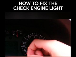 How to fix the check engine light