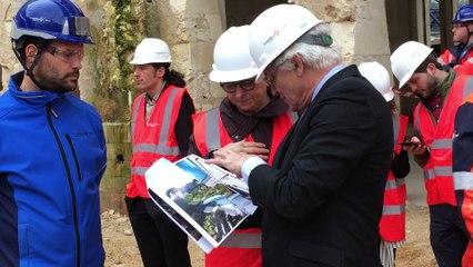 visite du chantier de la cité judiciaire - mars 2017