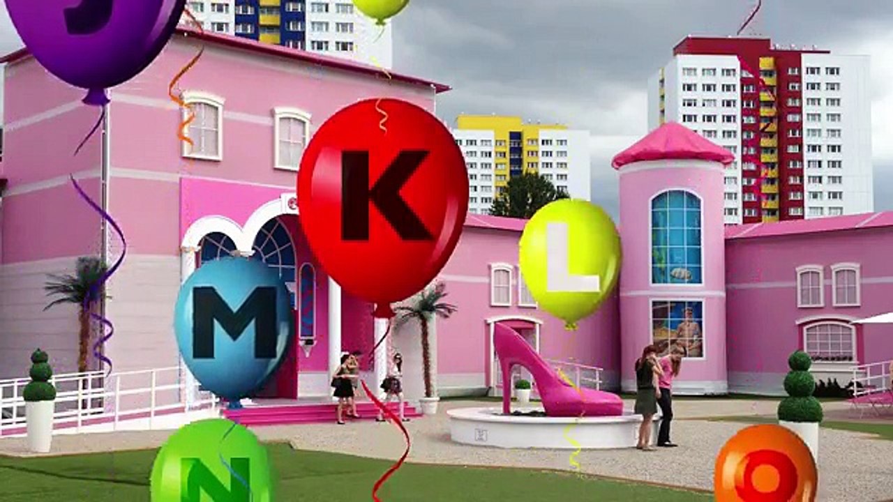 Las MUÑECAS BARBIE Videos ABC de la Canción Canción del Alfabeto de la Guardería ABC Rimas de la Canción del abecedario para Niños