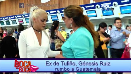 Ex de Tufiño, Génesis Ruiz rumbo a Guatemala