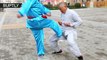 Iron Crotch  Chinese Kung Fu master demonstrates 'ball-breaking stamina'