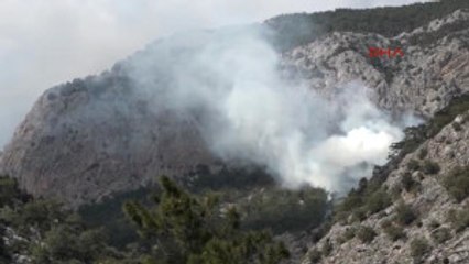 Antalya'da Korkutan Orman Yangını
