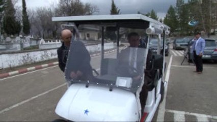 Safranbolu Mezarlığında Golf Aracı Hizmeti