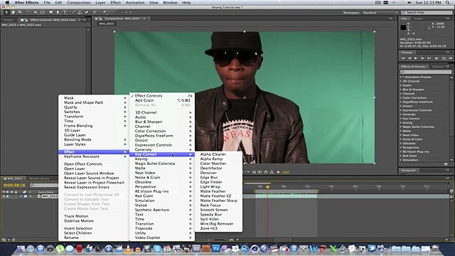 After Effects Tutorial - Chroma Keying