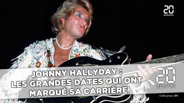 Johnny Hallyday: Les grandes dates qui ont marqué la carrière de l'idole des jeunes