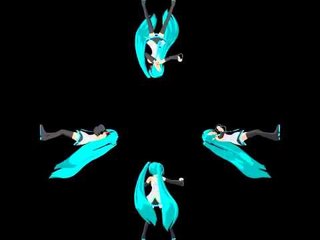 3D Hologram Dancing Anime Girl to K-POP Song