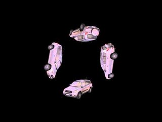 3D Hologram - Rotating Vehicle Example