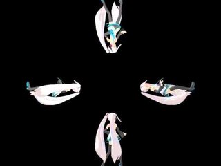 3D Hologram - トリノコシティ - Dancing Anime Girl