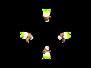 3D Hologram Kung-Fu Panda Loop