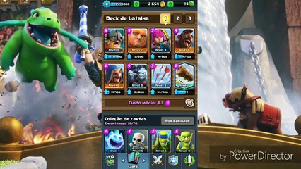 Empate de três Coroas no Clash Royale.