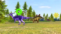 Dinosaurs vs King Kong Fight | Dinosaurs Cartoons For Children | 3D Dinosaurs Movie