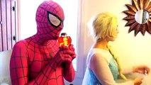 Frozen Elsa & Joker Wedding?! w/ Spiderman Pink Spidergirl, Maleficent, Ariel Mermaid. Sup