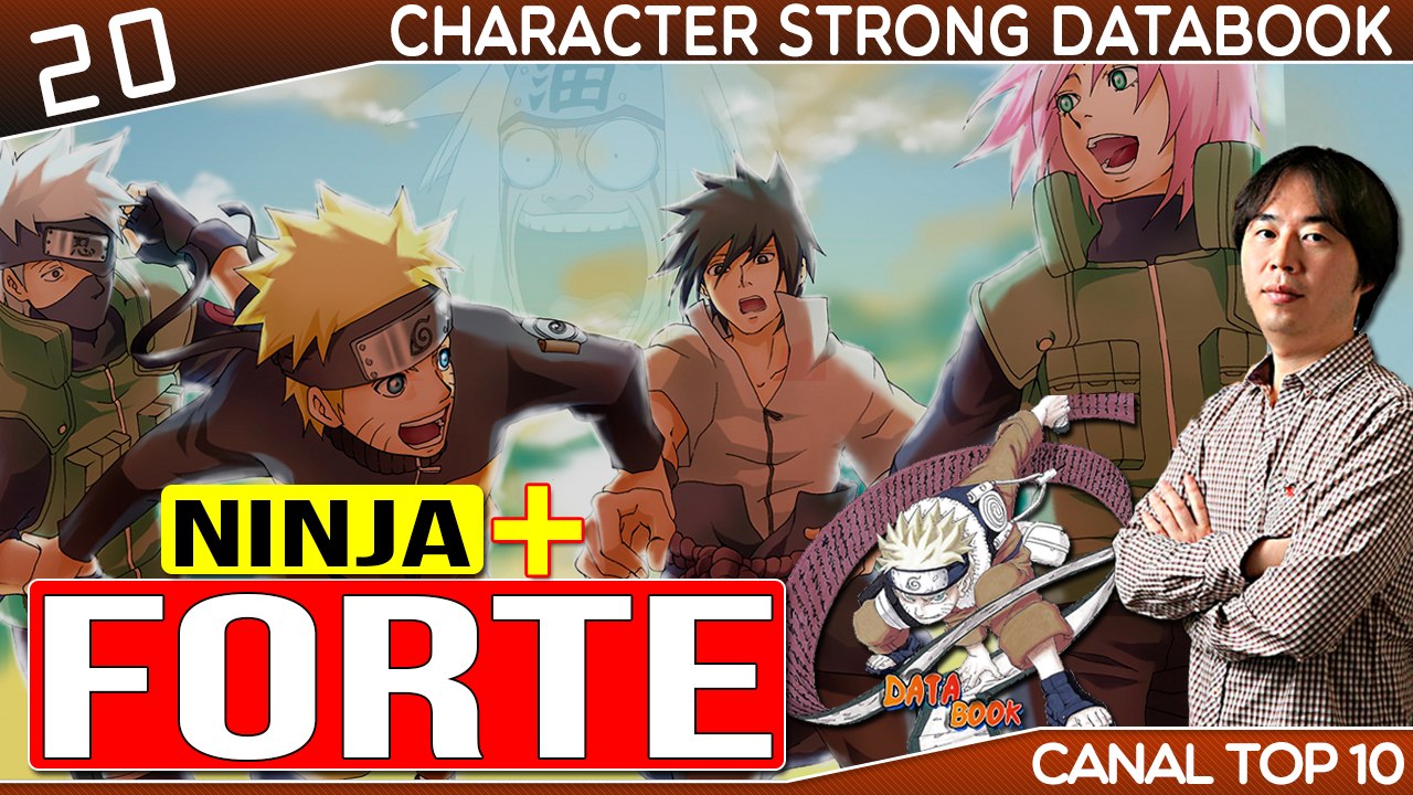 20 Personagens mais Fortes Naruto Segundo DataBook do Kishimoto | Canal TOP 10