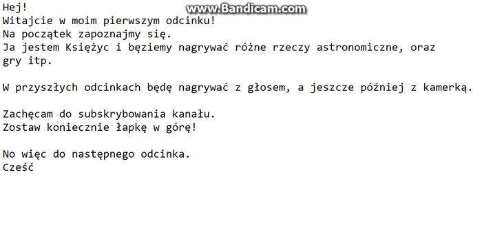 Cześć Jestem tu nowy