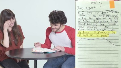 Guys Read Their Girlfriends' Old Diaries - Helen and Ed
