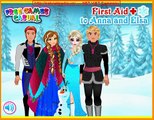 Помощь и Анна Эльза Первый замороженный замороженные Игры Новые функции Новый Принцесса Кому Это