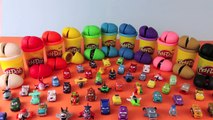 Play Doh Surprise Egg Micro Drifters Disney Cars Toys Mater and Lightning with Dusty Croph