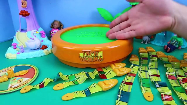 Inch Worms Family Game Night Toy & Kids Board Game Challenge + Surprise Gummy Bears Disney