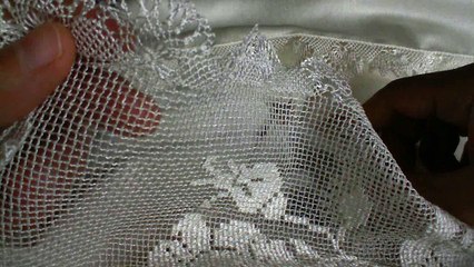 İğne oyası bohça kenar oyasının yapılışı