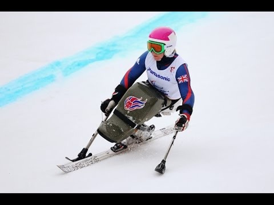 Anna Turney (2nd run) | Women's super combined sitting | Alpine skiing | Sochi 2014 Paralympics