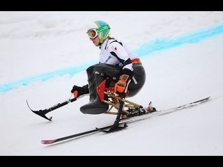 Anna Schaffelhuber (2nd run) | Women's super combined sitting | Alpine skiing | Sochi 2014