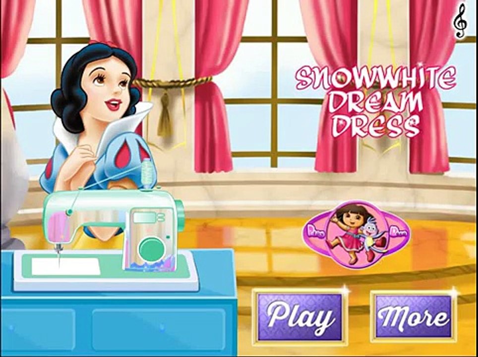 NEW Игры для детей—Disney Принцесса Белоснежка платье мечты—Мультик Онлайн видео игры для девочек