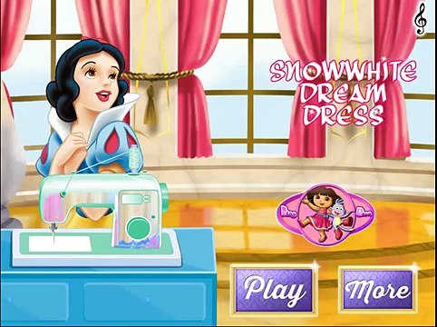 NEW Игры для детей—Disney Принцесса Белоснежка платье мечты—Мультик Онлайн видео игры для девочек