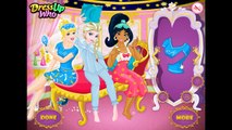 Princess Slumber Party Funny Faces with Elsa, Cinderella & Jasmine - Disney Princess Games