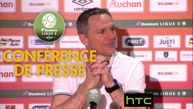 Conférence de presse RC Lens - FC Sochaux-Montbéliard (2-1) : Alain CASANOVA (RCL) - Albert CARTIER (FCSM) - 2016/2017