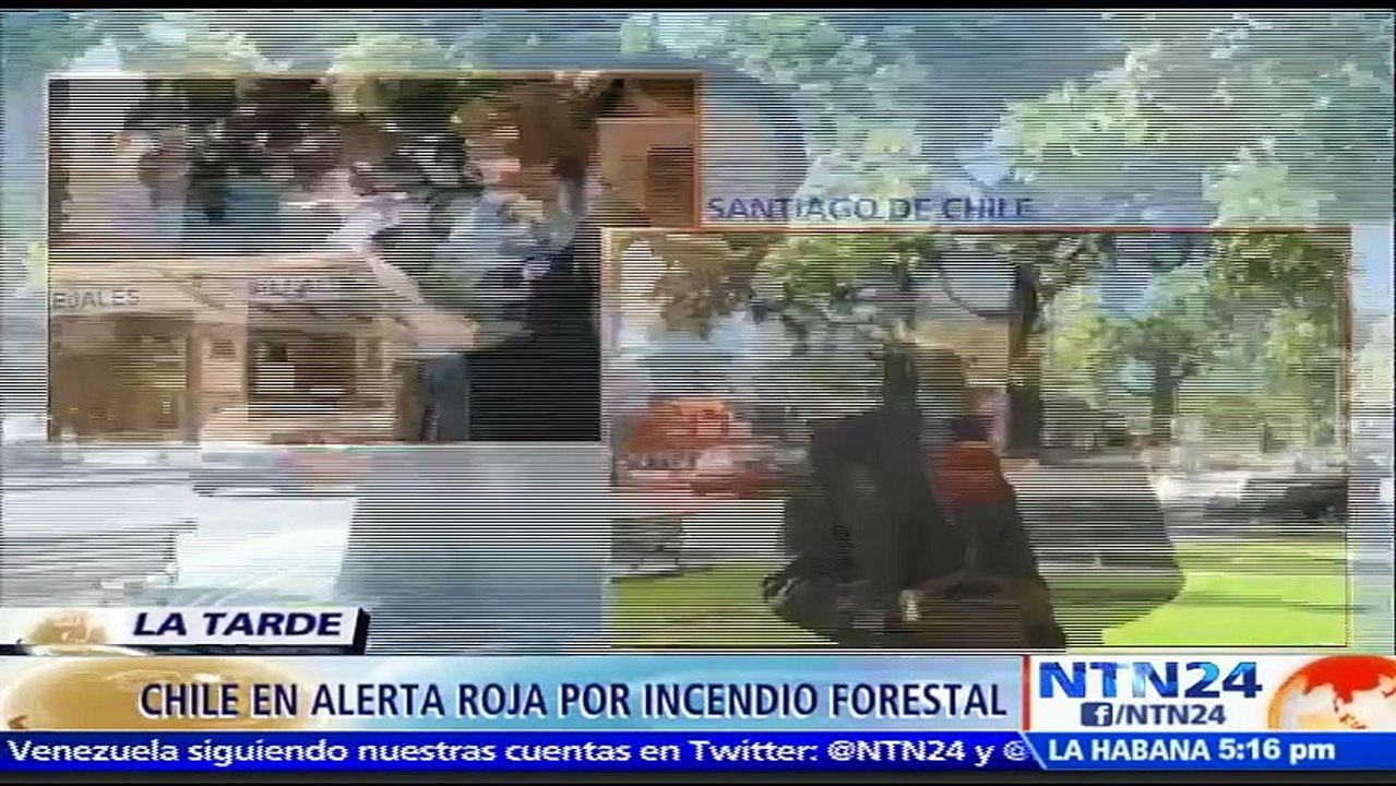 Al menos 6.000 personas han sido forzadas a evacuar zonas aledañas a incendios en Valparaíso, Chile