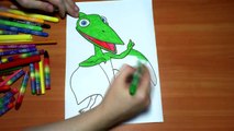Dinosaurs New Coloring Pages for Kids Colors Coloring colored markers felt pens pencils