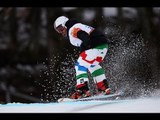 Giuseppe Comunale (2nd run) | Men's para snowboard cross | Alpine Skiing | Sochi 2014 Paralympics