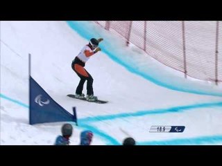Bibian Mentel-Spee (2nd run) | Women's para snowboard cross | Alpine Skiing | Sochi 2014 Paralympics