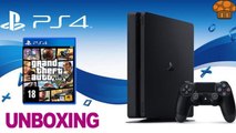 Unboxing Playstation 4 Slim e Grand Theft Auto 5 GLÓRIA GLÓRIA ALELUIA