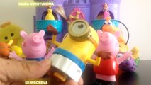 Peppa-pig-e-george-minions-princesas-Dora-Aventureira-Frozem-Elza-Ana-Bob-esponja - 10Youtube.com