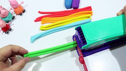 Пеппа свинья Игрушки играть доч Создание мороженое Радуга пластилин замороженные Дети