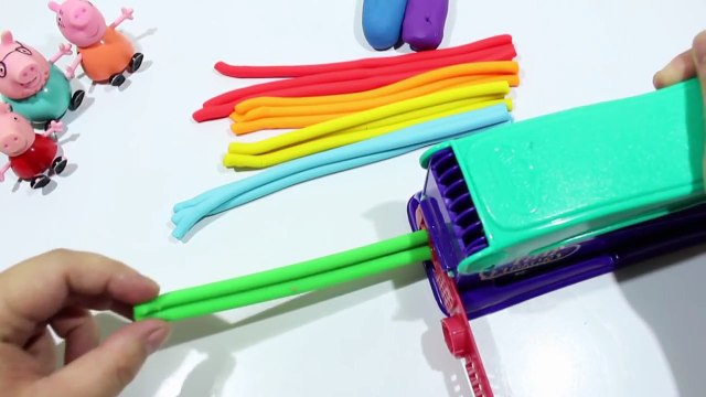 Пеппа свинья Игрушки играть доч Создание мороженое Радуга пластилин замороженные Дети