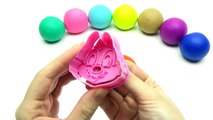 Learn Colors Play Doh with Animals Mickey Mouse Tiger Bear for Kids Molds Creative For chi