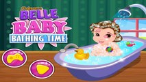 Princess Belle Baby Bathing Time - Beauty and The Beast Games Princess Belle Pregnancy Che