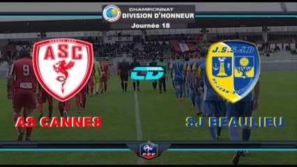 Résumé  ASC 1-0 BEAULIEU J18 DH 2016-2017