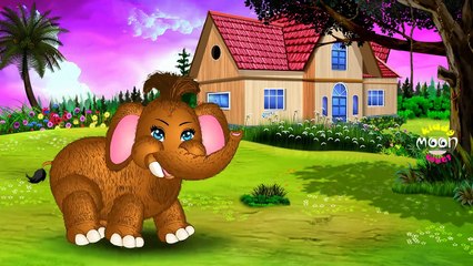 Elephant Finger Family Famouse Nursery Rhyme - Action Poems for Kids