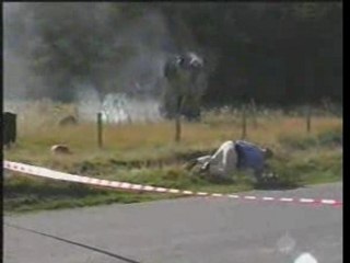 accident mini cooper rally crash