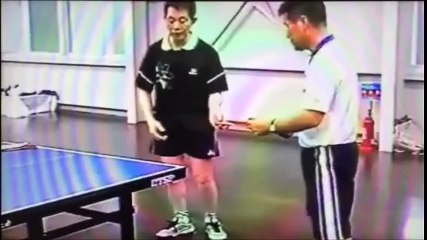 三木卓球教室。バックハンドドライブ