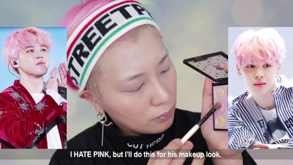 BTS 'NOT TODAY' JIMIN inspired pink makeup 방탄소년단 지민 메이크업