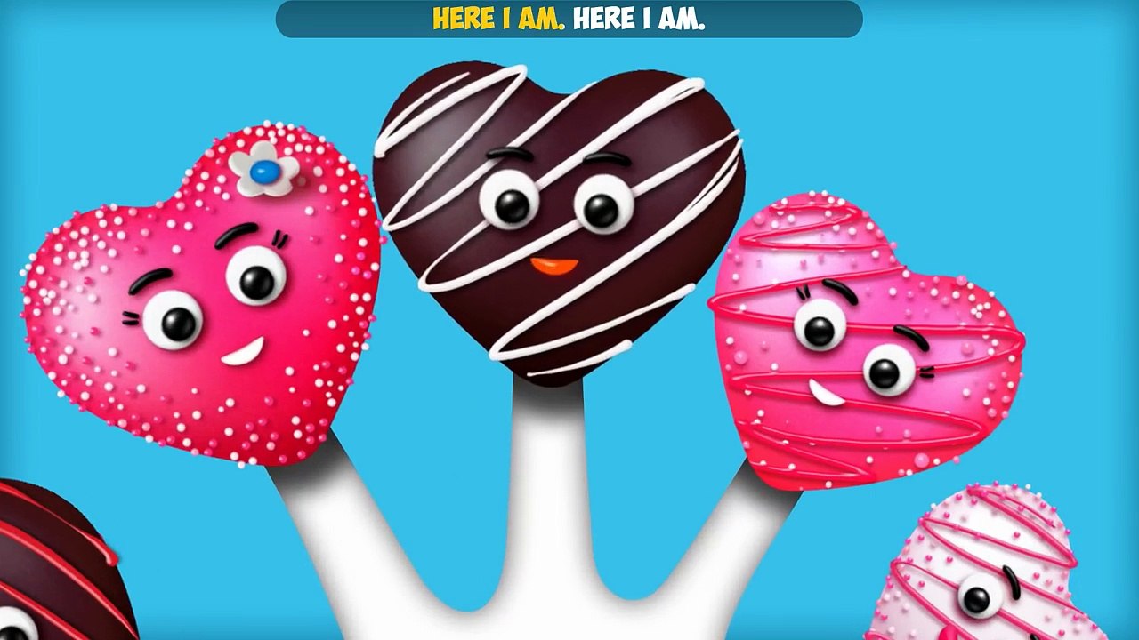 Кекс поп лед крем кружка кекс шоколад и леденец палец Семья песни