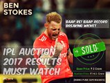 IPL 2017 Players Sold List || Auction 2017 || IPL Season 10.