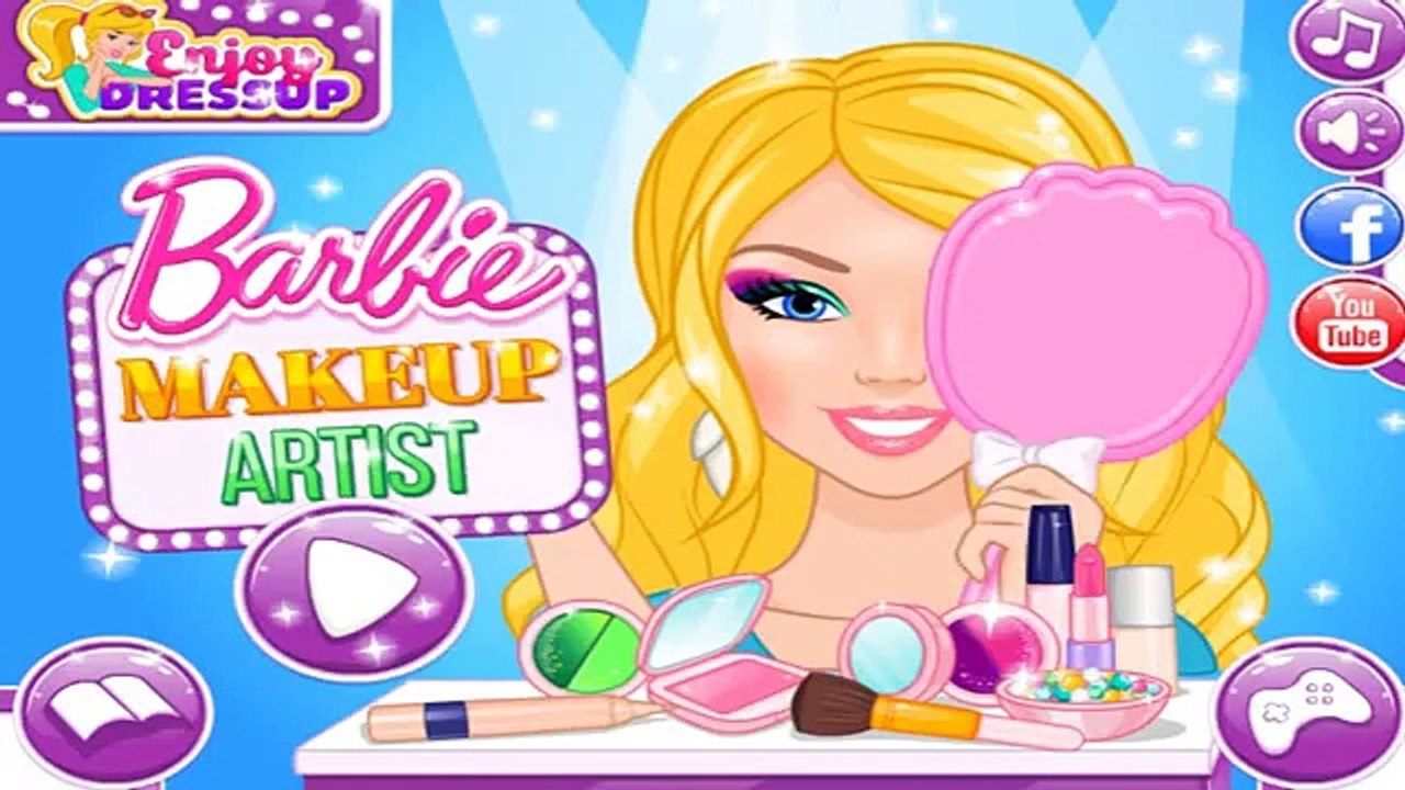 Baby Barbie Glittery Nails Makeup - Best Baby Cartoon Games For Little Girls