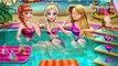 Анна дисней Эльза замороженный замороженные Принцесса запутанный унд и бассейн-вечеринка-игра принцесса Rapun