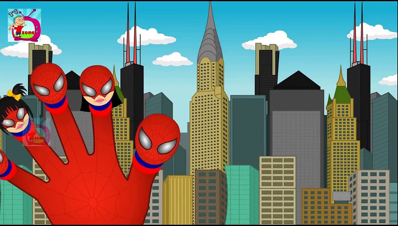 Spiderman Finger Family | Finger Family | Nursery Rhymes For Children
